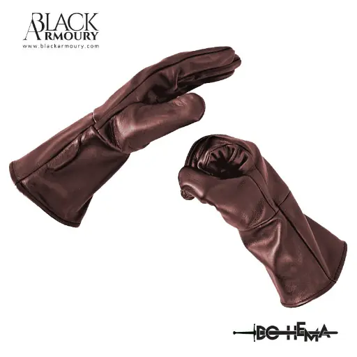 Gants Épéiste Classiques - Cuir Marron DOHEMA